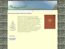Tablet Screenshot of nectarproject.org